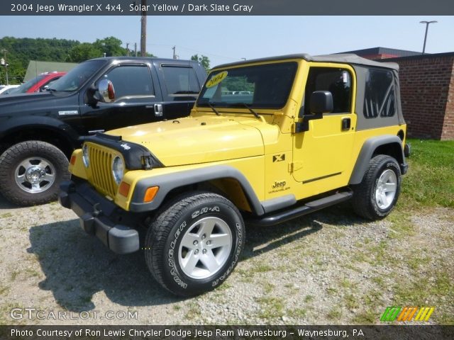 2004 Jeep Wrangler X 4x4 in Solar Yellow