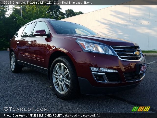 2015 Chevrolet Traverse LT AWD in Siren Red Tintcoat