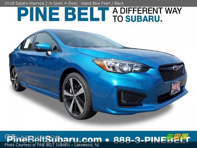 2018 Subaru Impreza 2.0i Sport 4-Door in Island Blue Pearl