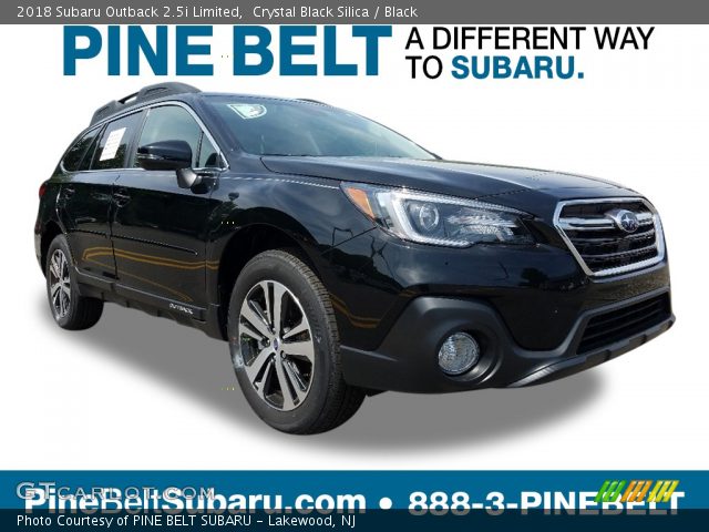 2018 Subaru Outback 2.5i Limited in Crystal Black Silica