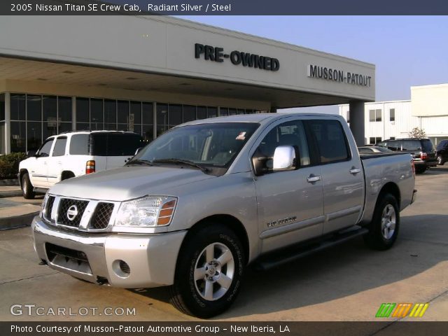 2005 Nissan Titan SE Crew Cab in Radiant Silver