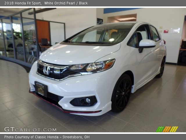 2018 Honda Fit Sport in White Orchid Pearl