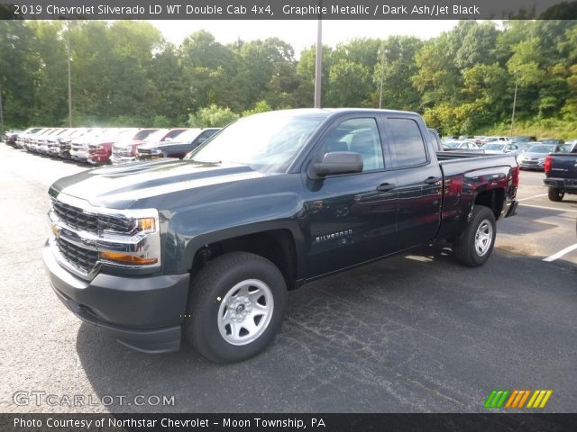 2019 Chevrolet Silverado LD WT Double Cab 4x4 in Graphite Metallic