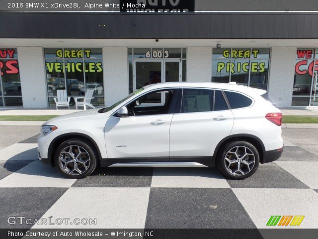 2016 BMW X1 xDrive28i in Alpine White