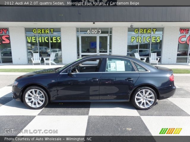 2012 Audi A4 2.0T quattro Sedan in Moonlight Blue Metallic