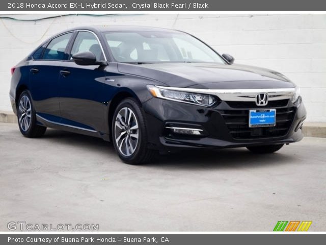 2018 Honda Accord EX-L Hybrid Sedan in Crystal Black Pearl