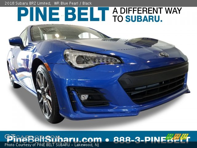 2018 Subaru BRZ Limited in WR Blue Pearl