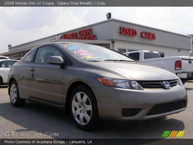 2008 Honda Civic LX Coupe in Galaxy Gray Metallic