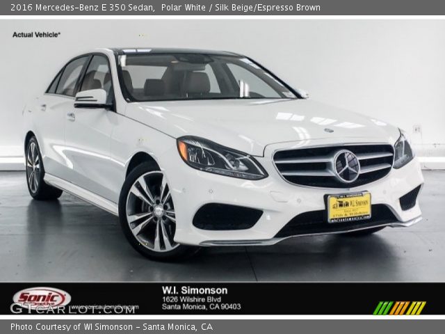 2016 Mercedes-Benz E 350 Sedan in Polar White