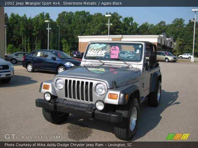 2002 Jeep Wrangler Sport 4x4 in Silverstone Metallic