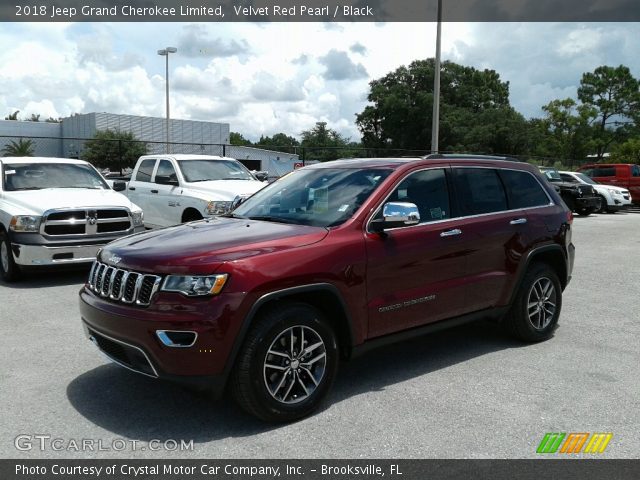 2018 Jeep Grand Cherokee Limited in Velvet Red Pearl