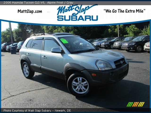 2006 Hyundai Tucson GLS V6 in Alpine Frost
