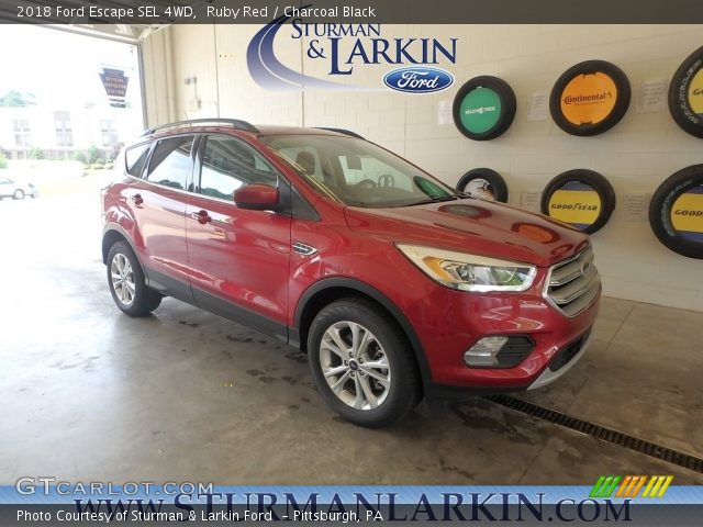2018 Ford Escape SEL 4WD in Ruby Red