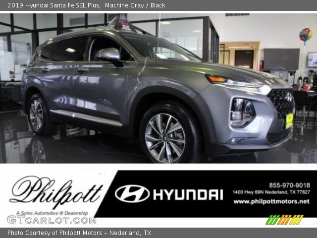 2019 Hyundai Santa Fe SEL Plus in Machine Gray
