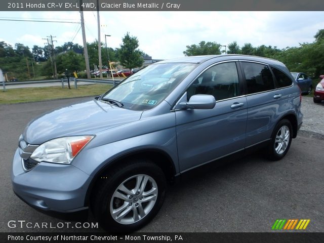 2011 Honda CR-V EX-L 4WD in Glacier Blue Metallic