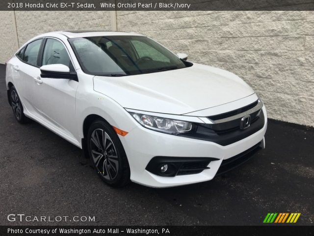 2018 Honda Civic EX-T Sedan in White Orchid Pearl