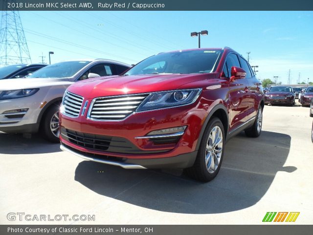 2018 Lincoln MKC Select AWD in Ruby Red