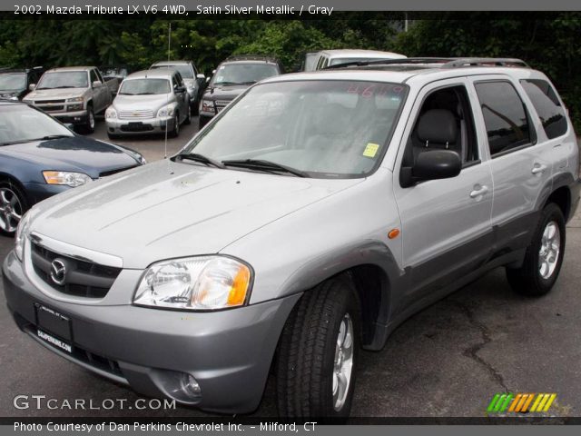 2002 Mazda Tribute LX V6 4WD in Satin Silver Metallic