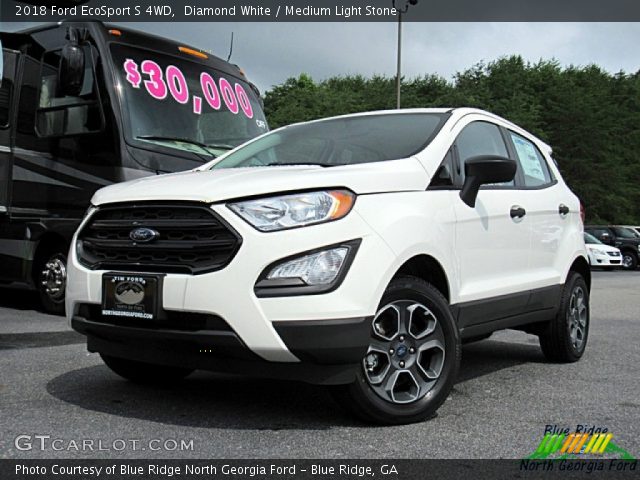 2018 Ford EcoSport S 4WD in Diamond White