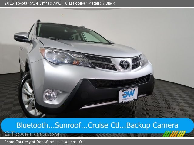 2015 Toyota RAV4 Limited AWD in Classic Silver Metallic
