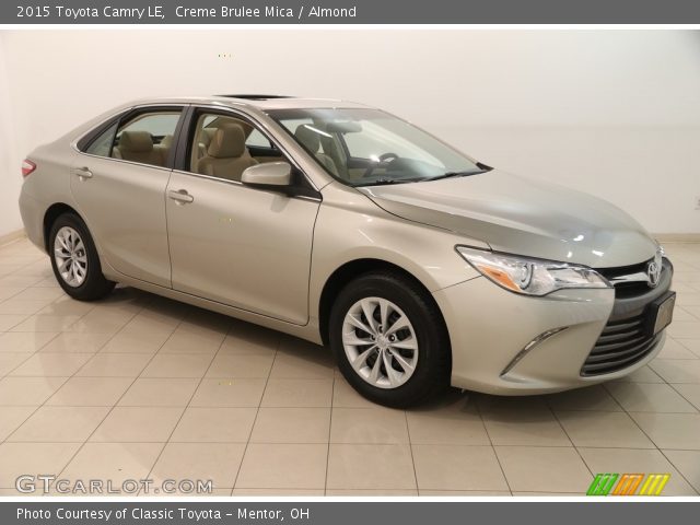 2015 Toyota Camry LE in Creme Brulee Mica