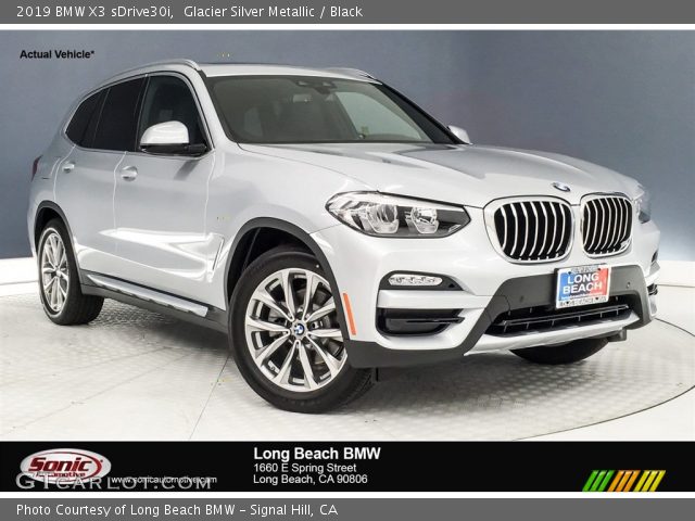 2019 BMW X3 sDrive30i in Glacier Silver Metallic