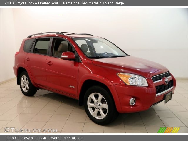 2010 Toyota RAV4 Limited 4WD in Barcelona Red Metallic