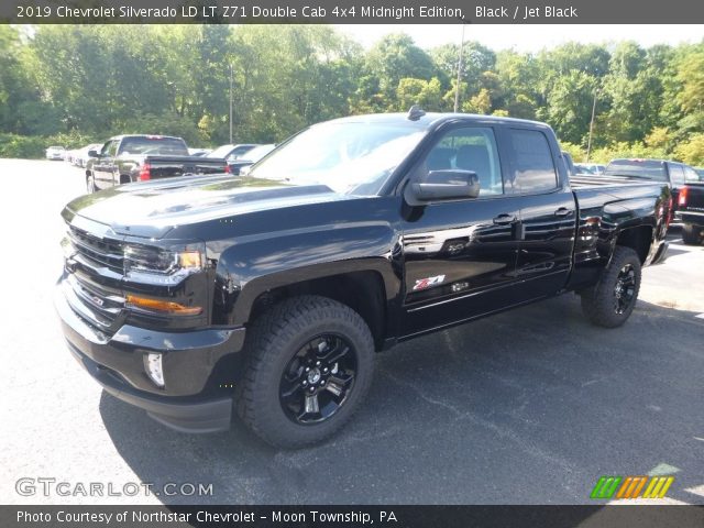 2019 Chevrolet Silverado LD LT Z71 Double Cab 4x4 Midnight Edition in Black