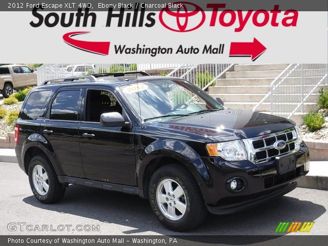 2012 Ford Escape XLT 4WD in Ebony Black