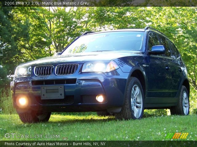 2006 BMW X3 3.0i in Mystic Blue Metallic