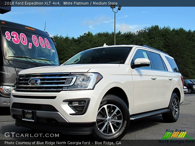 2018 Ford Expedition XLT 4x4 in White Platinum