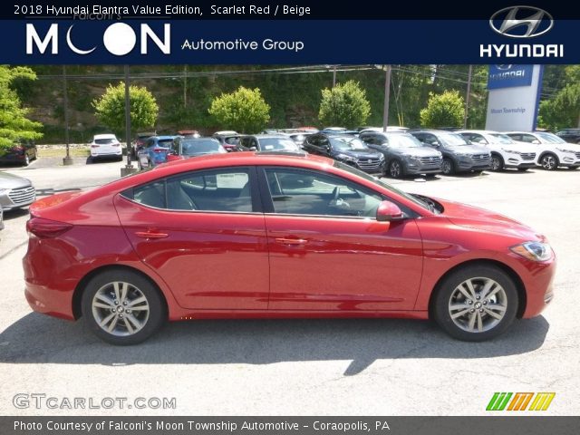 2018 Hyundai Elantra Value Edition in Scarlet Red