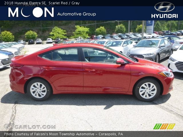 2018 Hyundai Elantra SE in Scarlet Red