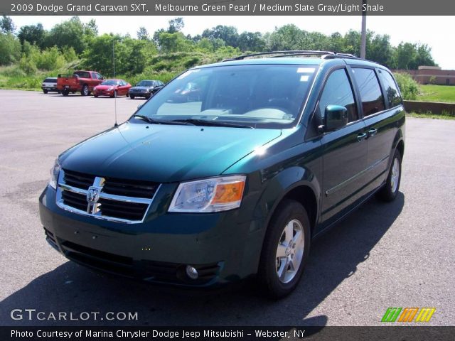 2009 Dodge Grand Caravan SXT in Melbourne Green Pearl