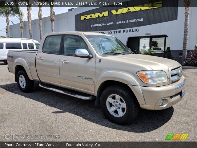 2005 Toyota Tundra SR5 Double Cab in Desert Sand Mica