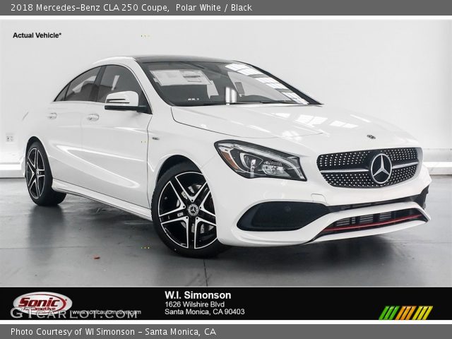 2018 Mercedes-Benz CLA 250 Coupe in Polar White