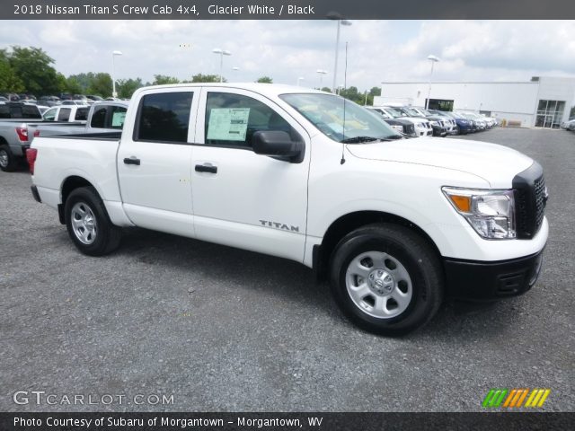 2018 Nissan Titan S Crew Cab 4x4 in Glacier White