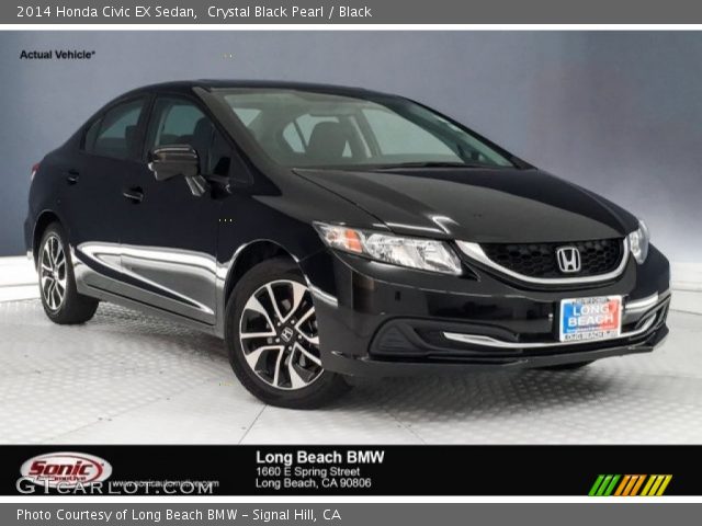 2014 Honda Civic EX Sedan in Crystal Black Pearl