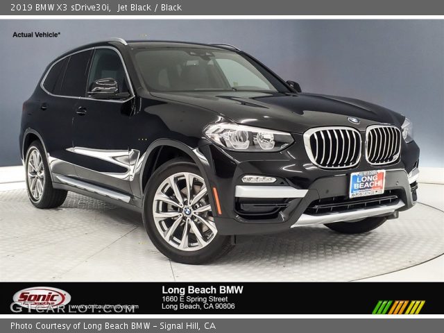 2019 BMW X3 sDrive30i in Jet Black