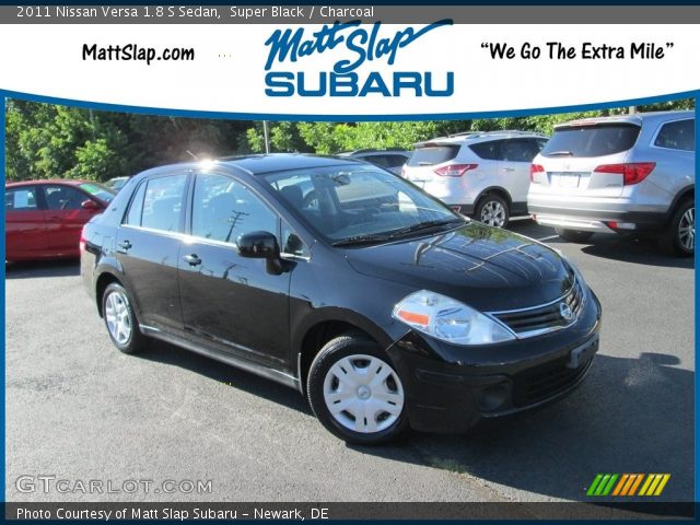 2011 Nissan Versa 1.8 S Sedan in Super Black