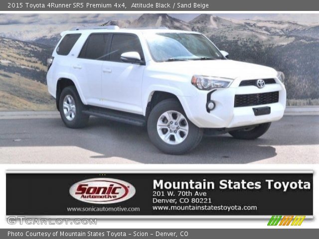 2015 Toyota 4Runner SR5 Premium 4x4 in Attitude Black