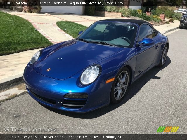2009 Porsche 911 Carrera Cabriolet in Aqua Blue Metallic