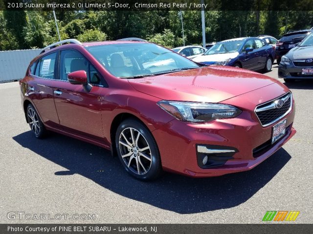 2018 Subaru Impreza 2.0i Limited 5-Door in Crimson Red Pearl