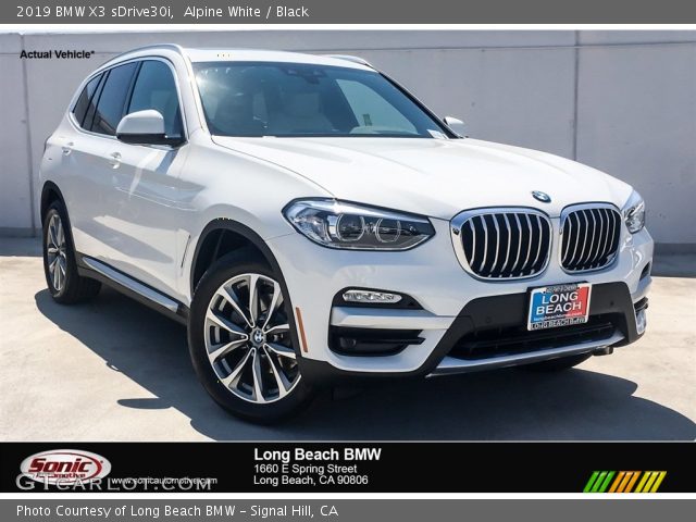 2019 BMW X3 sDrive30i in Alpine White