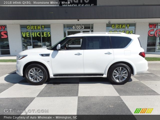 2018 Infiniti QX80  in Moonstone White