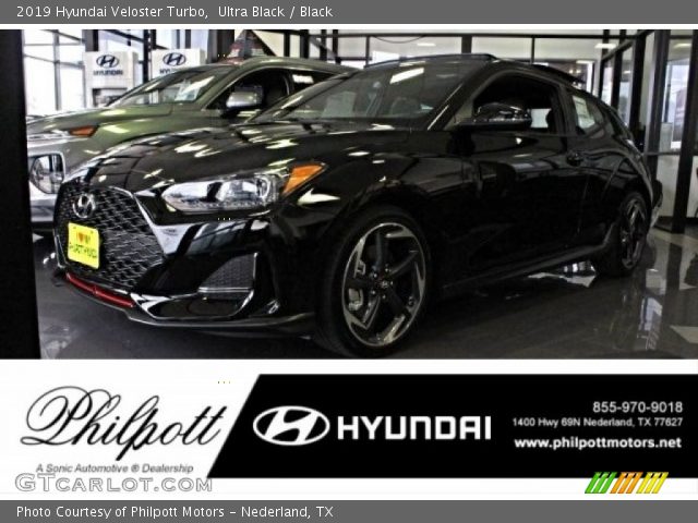 2019 Hyundai Veloster Turbo in Ultra Black