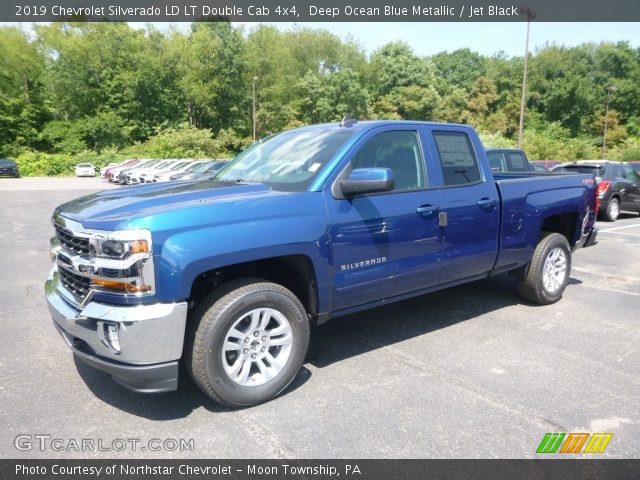 2019 Chevrolet Silverado LD LT Double Cab 4x4 in Deep Ocean Blue Metallic