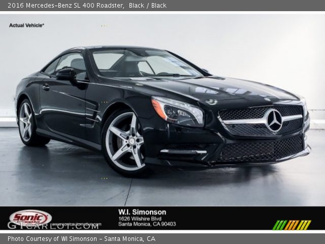 2016 Mercedes-Benz SL 400 Roadster in Black