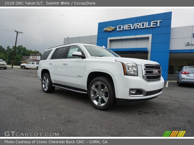 2018 GMC Yukon SLT in Summit White