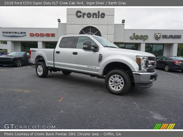 2018 Ford F250 Super Duty XLT Crew Cab 4x4 in Ingot Silver